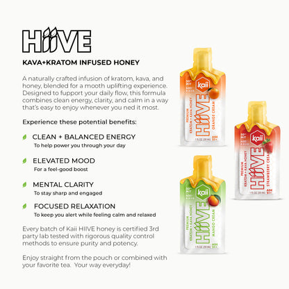 Hiive by Kaii - Kava + Kratom Infused Honey